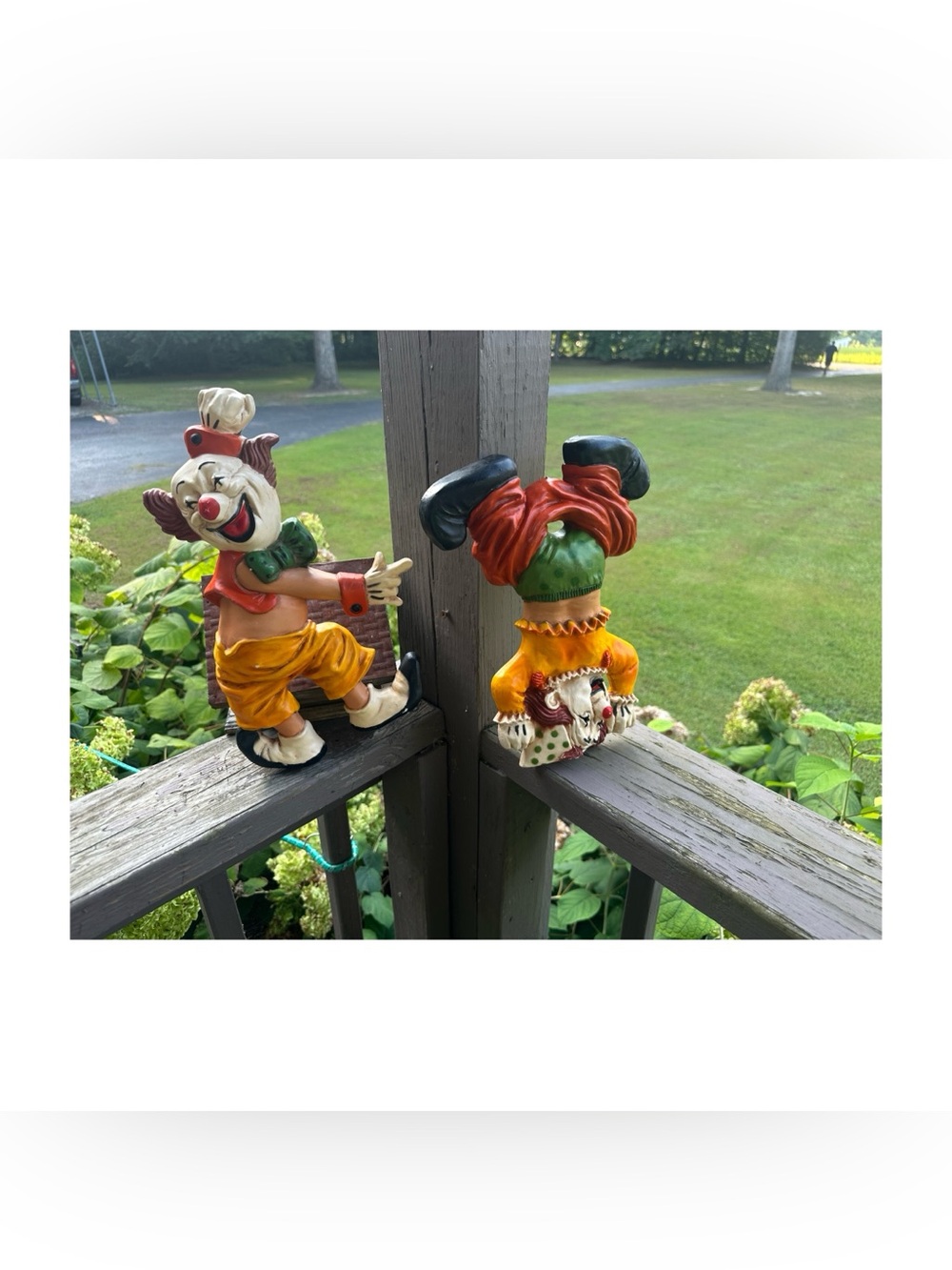 Homco Vintage 1970’s Circus Clown Wall Plaques Set of 2